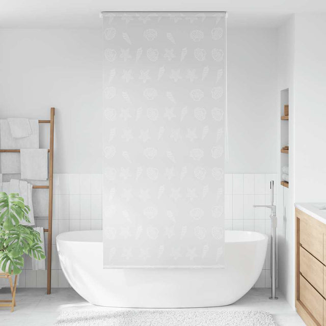 Vidaxl rolgordijn voor douche 80x240 cm zeester