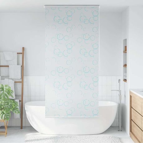Vidaxl rolgordijn voor douche 80x240 cm bubbel