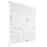 Vidaxl rolgordijn voor douche 80x240 cm splash