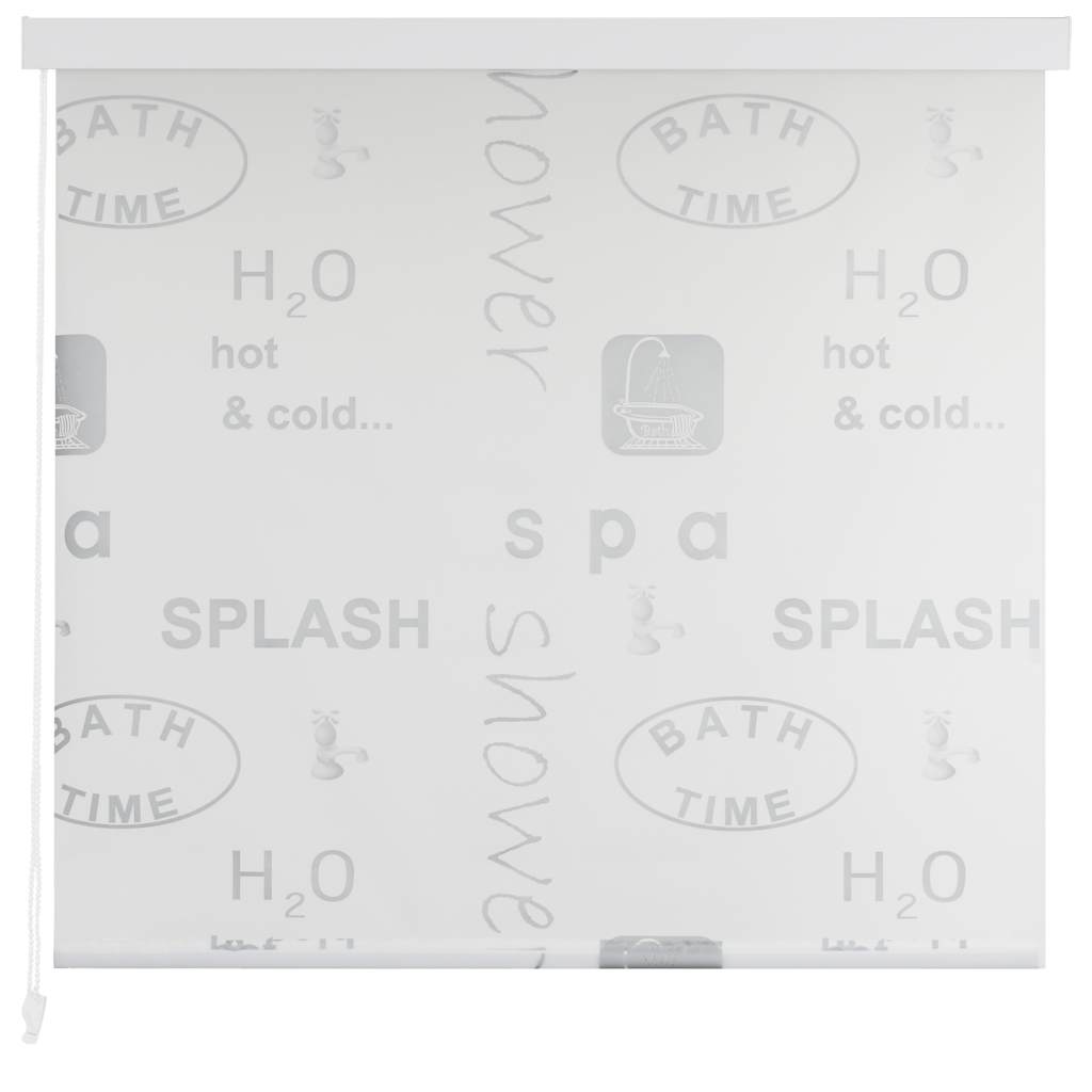 Vidaxl rolgordijn voor douche 80x240 cm splash