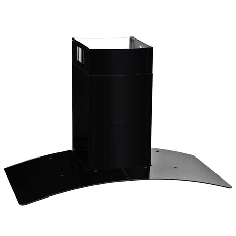 Vidaxl wandafzuigkap 756 m³ u 90 cm roestvrij staal zwart