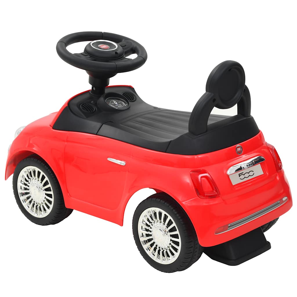 Vidaxl Walking Car Fiat 500 Red