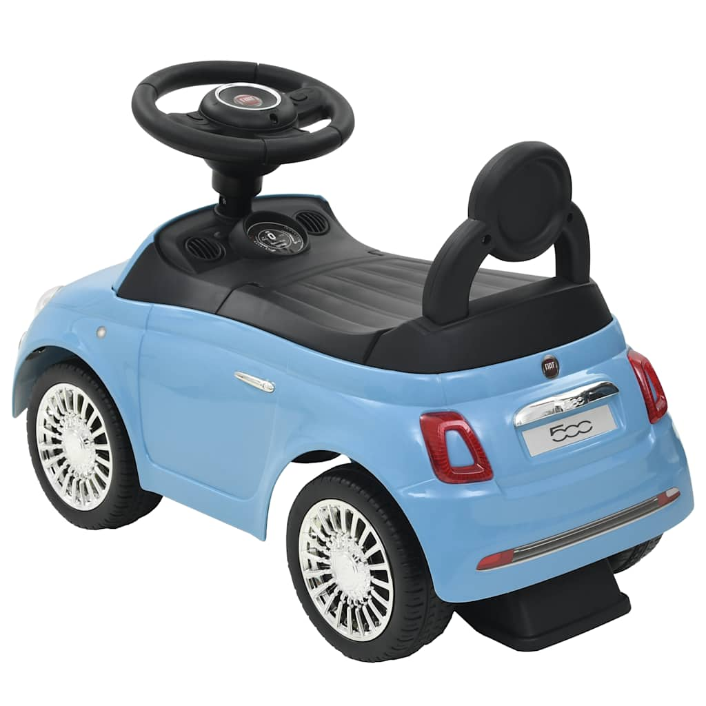 Vidaxl Walking Car Fiat 500 modra