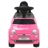 Vidaxl caminando coche fiat 500 rosa