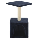 Vidaxl Cat Grakeding Post con sisal graffiaggio post 55 cm blu scuro