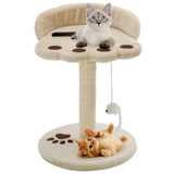 Vidaxl Cat Rangeing Post con Sisal Rastreing Post 40 cm beige y marrón