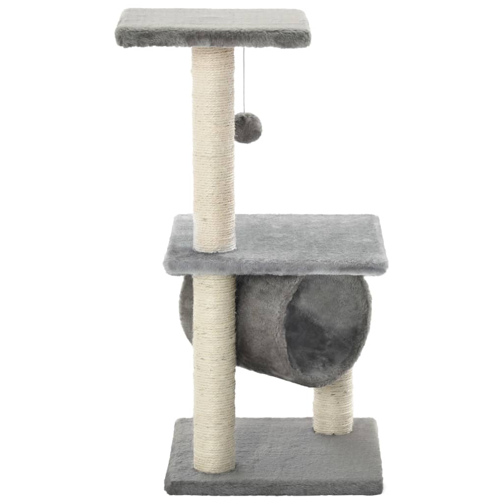 VidaXL cat scratching post with sisal scratching posts 65 cm gray