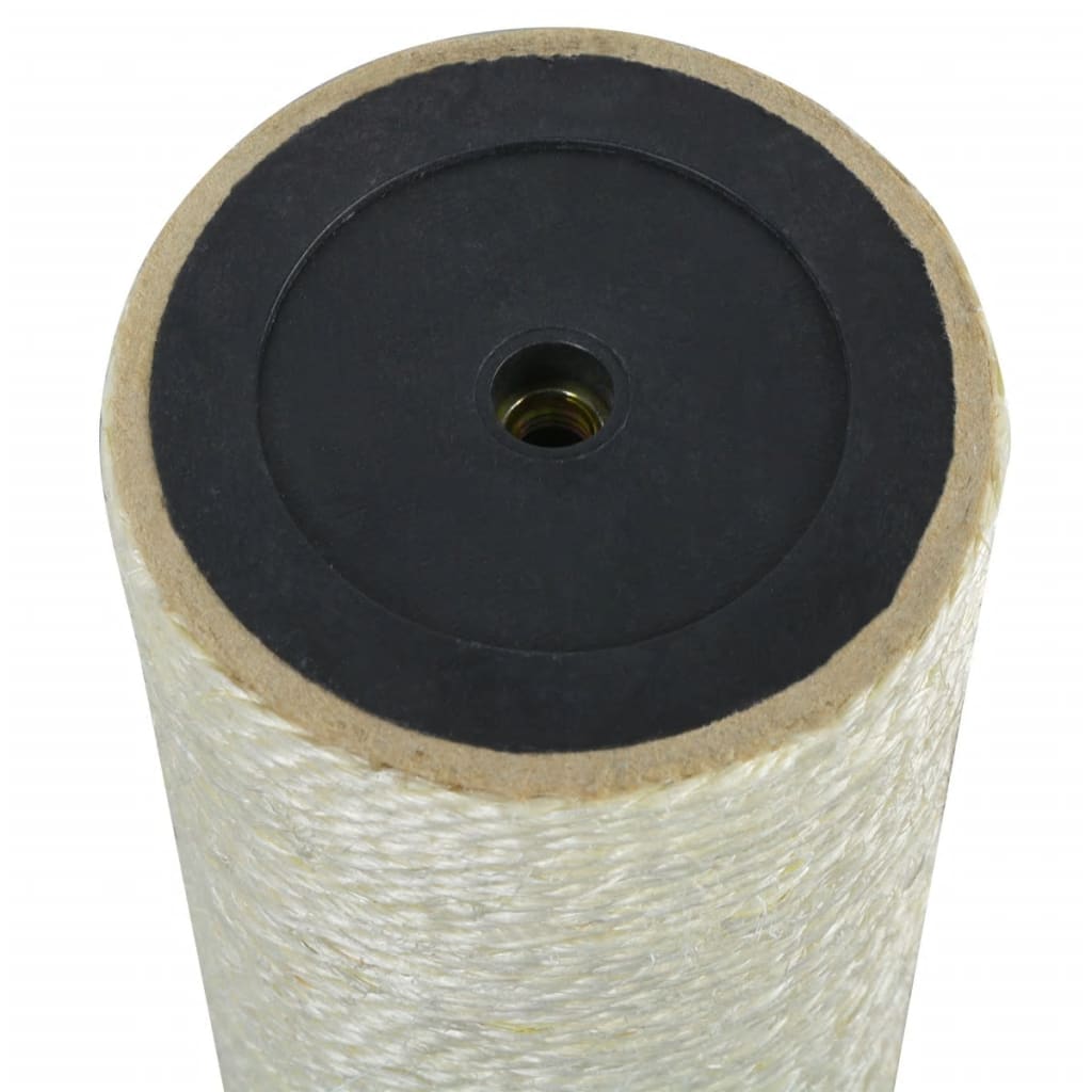 Vidaxl Cat scratching post 8x15 cm 8 mm beige