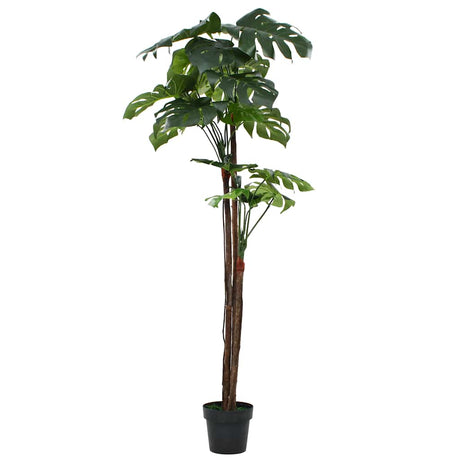 Vidaxl kunstplant met pot monstera 170 cm groen