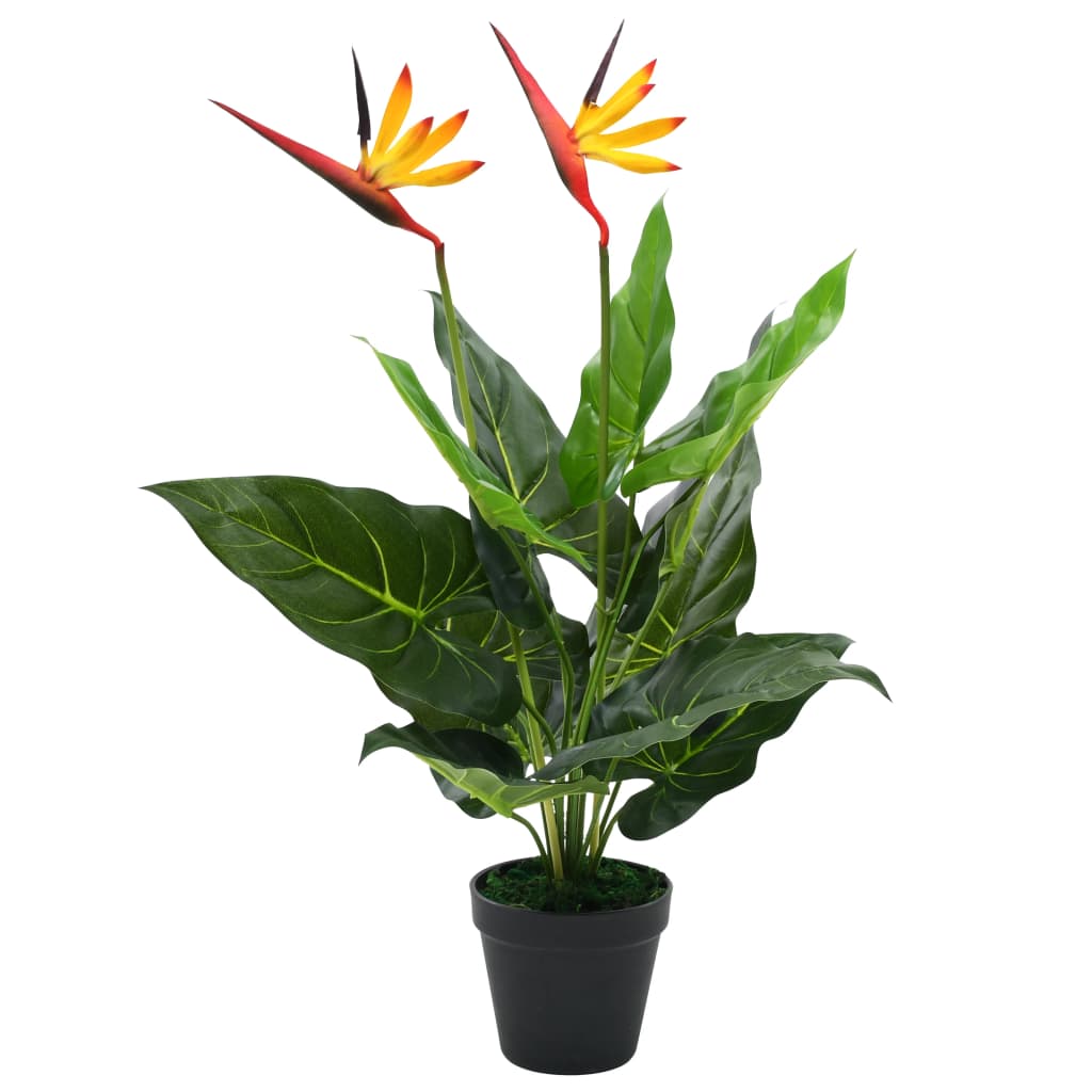 Vidaxl kunstig plante paradis fugleblomst 66 cm