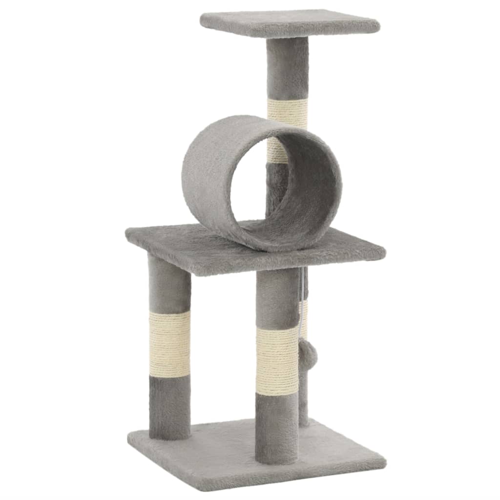 VidaXL cat scratching post with sisal scratching posts 65 cm gray