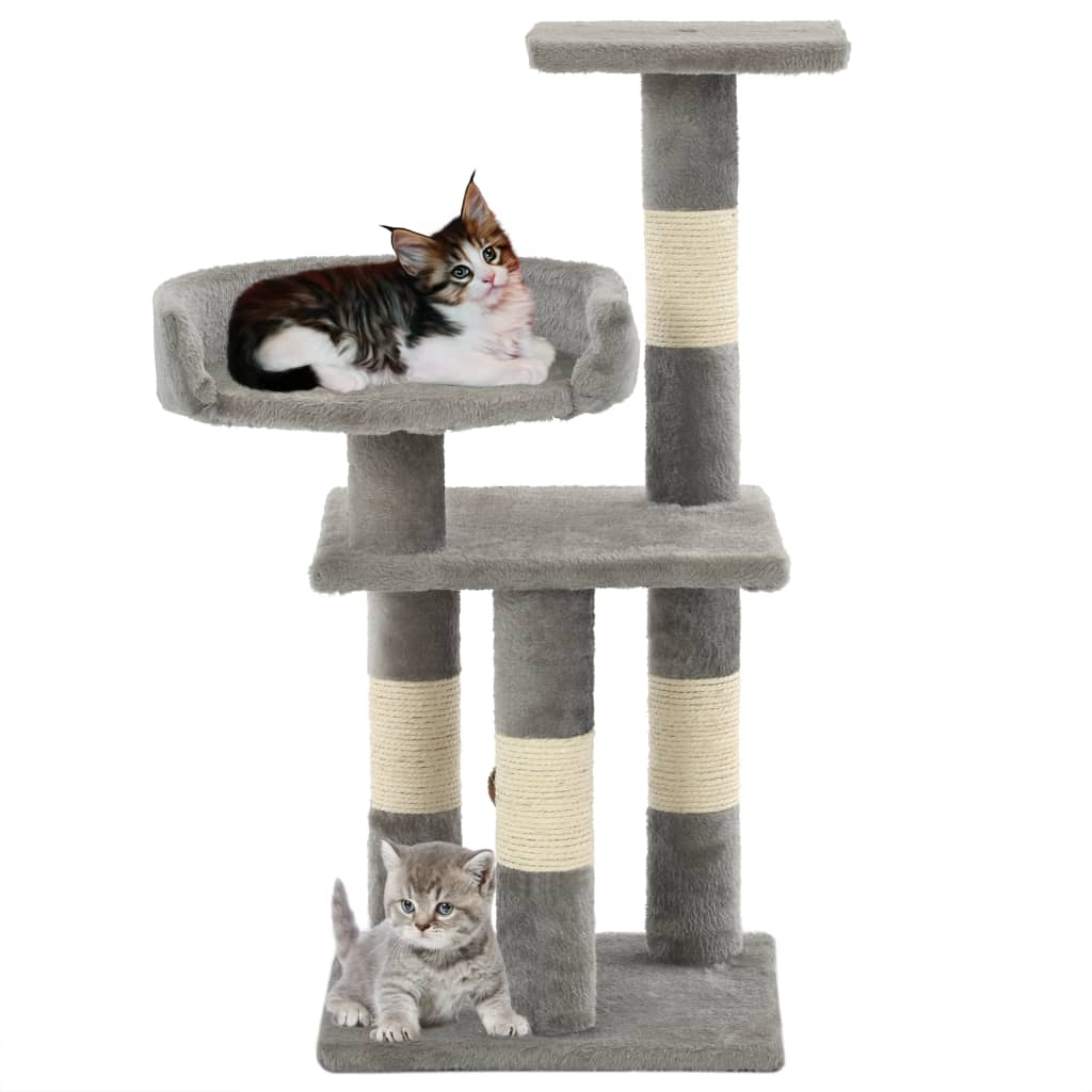 VidaXL cat scratching post with sisal scratching posts 65 cm gray