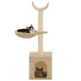 Vidaxl Cat scratching post with Sisal scratching posts 105 cm Beige