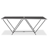 Vidaxl behangtafel inklapbaar 200x60x78 cm mdf en aluminium