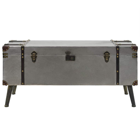 Vidaxl salontafel 102x51x47,5 cm mdf en aluminium