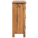 Vidaxl badkamerkastje 59x32x80 cm massief grenenhout