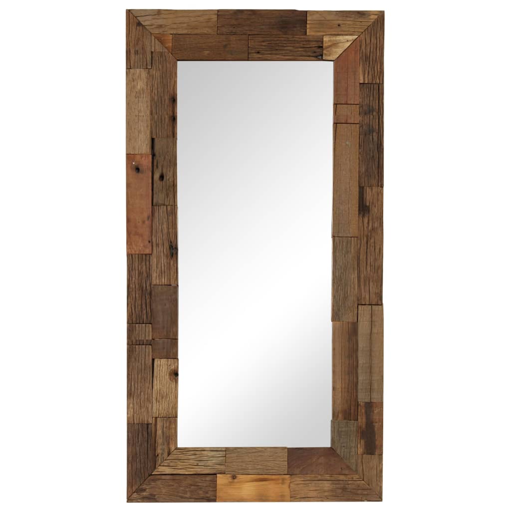 Vidaxl Mirror 50x110 cm Solid Recycled Wood