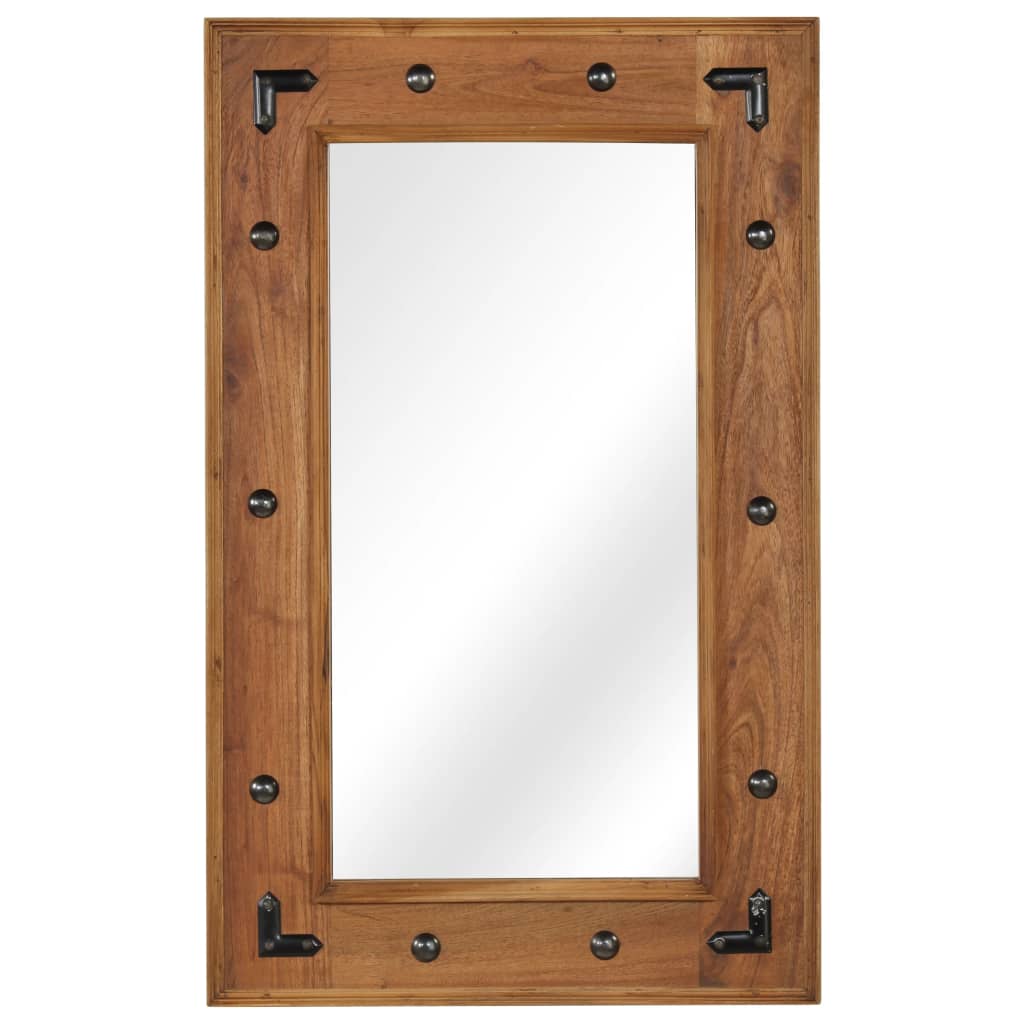 Vidaxl Mirror 50x80 cm Solid Acaciahout