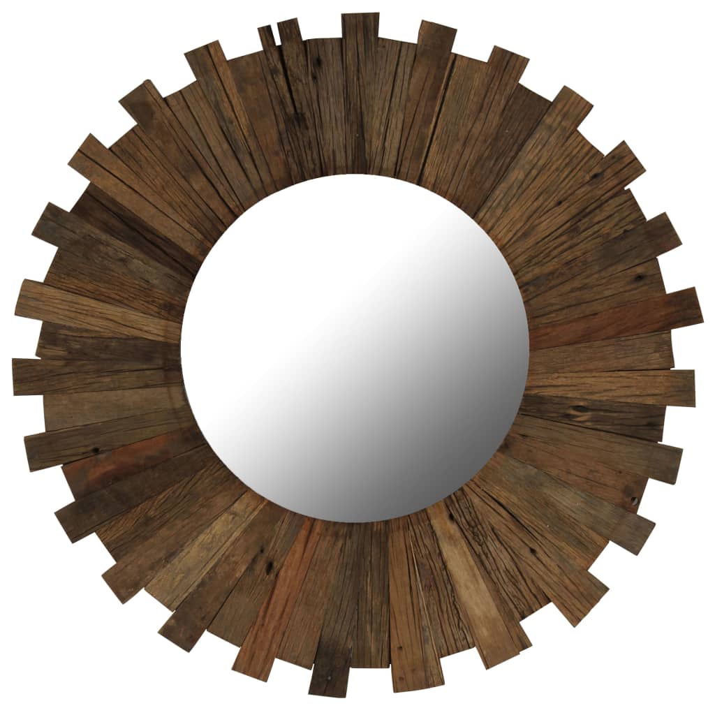 Vidaxl Wall Mirror 70 cm Solid recycled wood