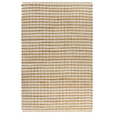 Vidaxl Rug 120x180 cm -Jute tejido a mano natural y blanco