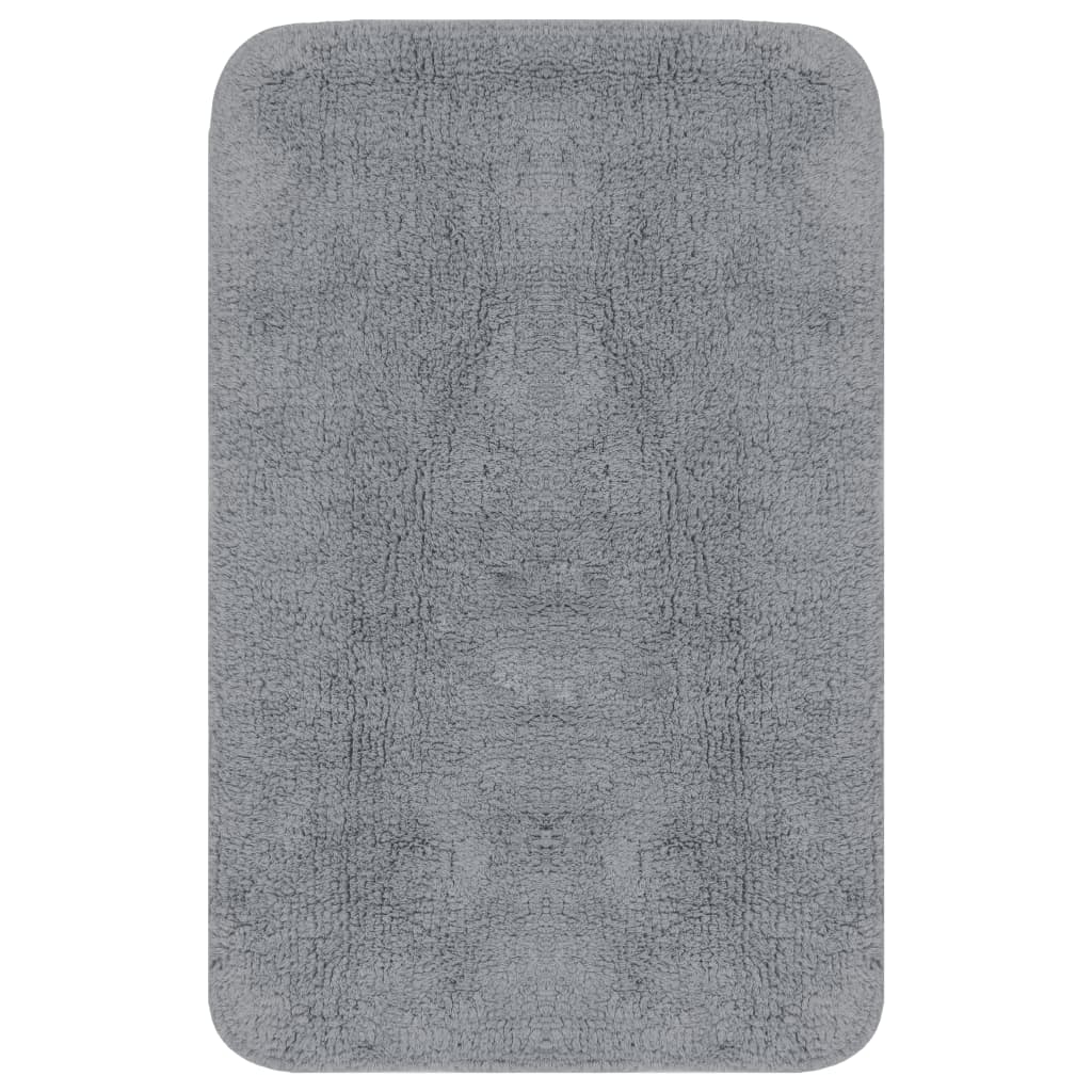 Vidaxl Bathmatting Tabet Gray 3 piezas