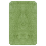 VidaXL Bathmatting set fabric green 3-piece