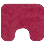 Vidaxl Bathmatting Set Fucsia de 3 piezas