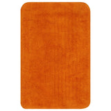 Vidaxl Bathmatting Tabet Naranja de 3 piezas