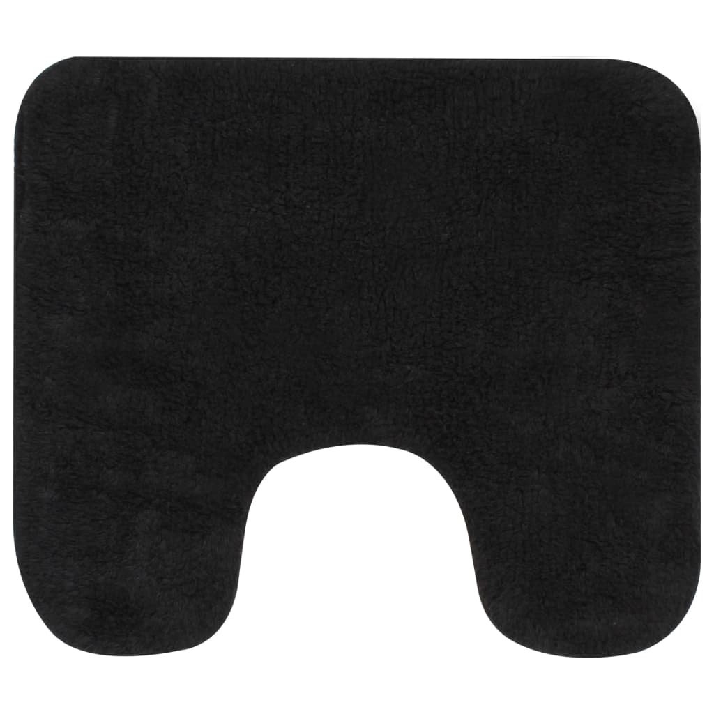 Vidaxl Bathmatting Set Fabric Anthracite 2-Piece