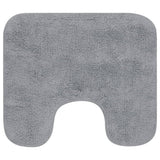 VidaXL Bathmatting set Fabric gray 2-part