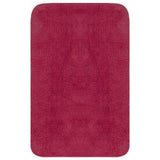 Vidaxl badmattenset stof fuchsia 2-delig