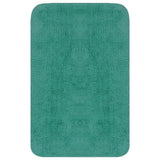 Vidaxl badmattenset stof turquoise 2-delig