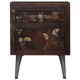 Vidaxl nachtkastje 40x30x50 cm massief gerecycled hout