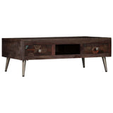 Vidaxl salontafel 100x60x35 cm massief gerecycled hout