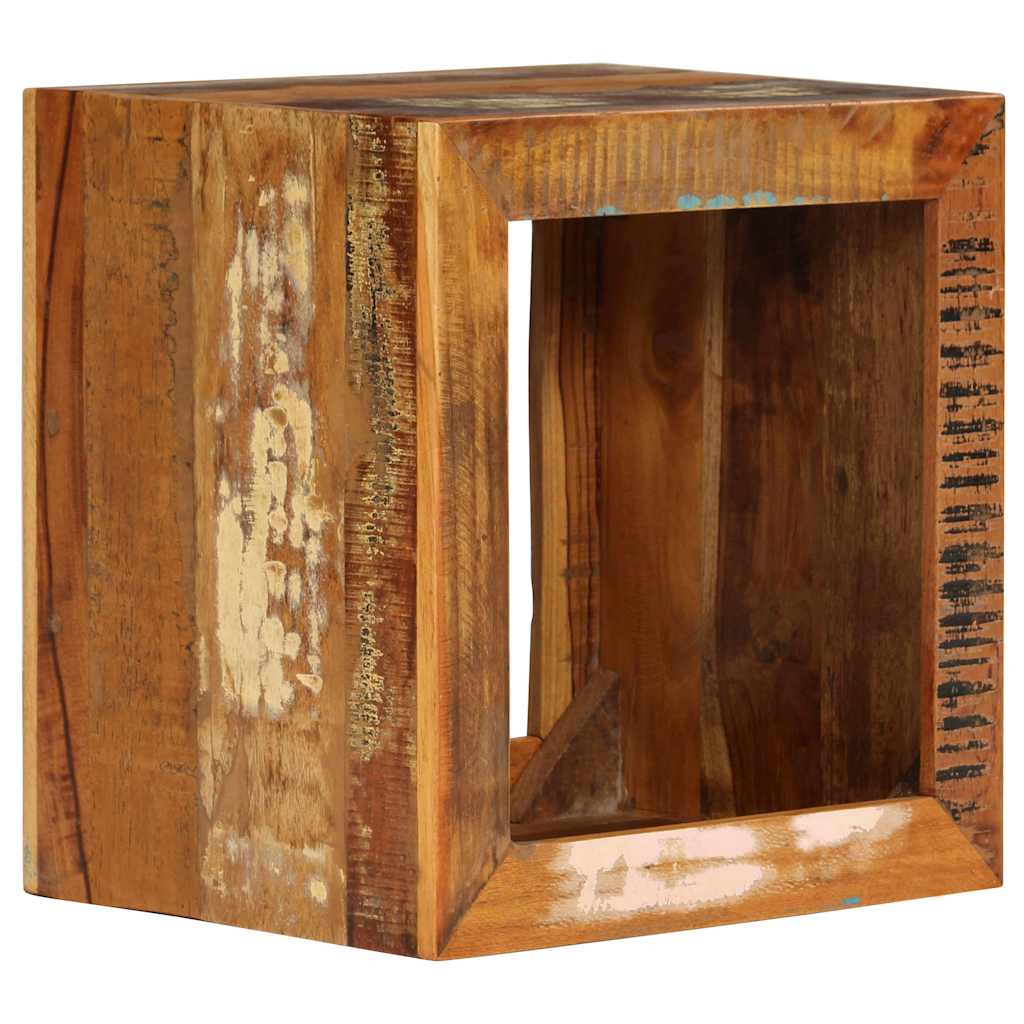 Vidaxl kruk 40x30x40 cm massief gerecycled hout
