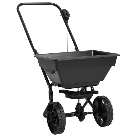 Vidaxl strooiwagen duwmodel 15 l 80x46x75 cm pvc en staal