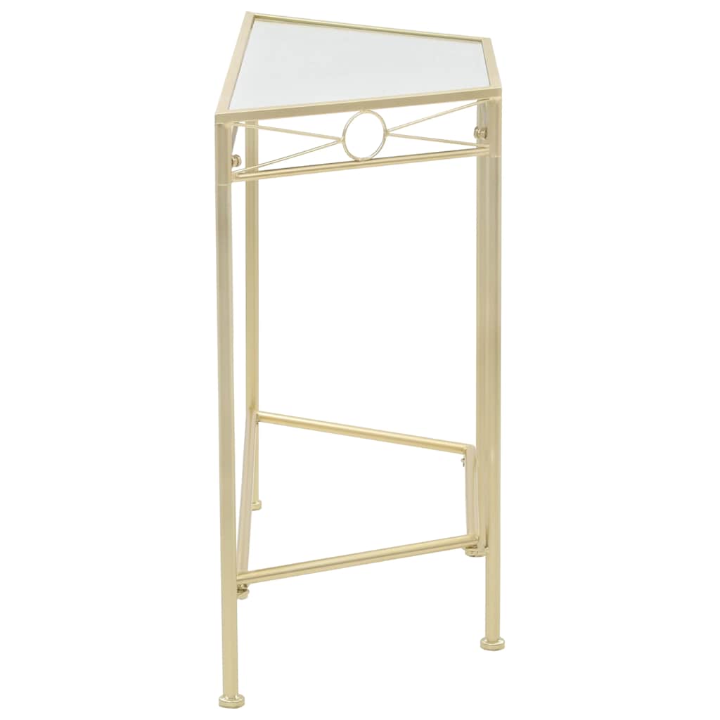 Vidaxl bijzettafel in vintage stijl 87x34x73 cm metaal goud