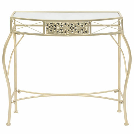 Vidaxl bijzettafel franse stijl 82x39x76 cm metaal goudkleurig