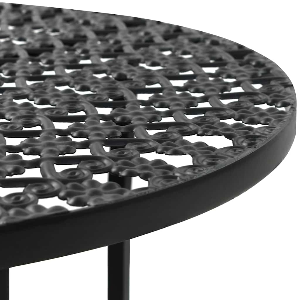 Vidaxl bistrotafel 40x70 cm metaal zwart