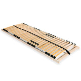 Vidaxl lattenbodem met 28 latten 7 zones 70x200 cm
