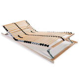 Vidaxl lattenbodem met 28 latten 7 zones 90x200 cm