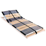 Vidaxl lattenbodem met 42 latten 7 zones 70x200 cm