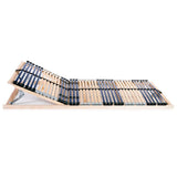 Vidaxl lattenbodem met 42 latten 7 zones 80x200 cm