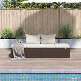 Vidaxl tuinbed 195x60 cm poly rattan bruin