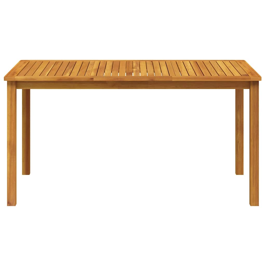 Vidaxl tuintafel 150x90x74 cm massief acaciahout