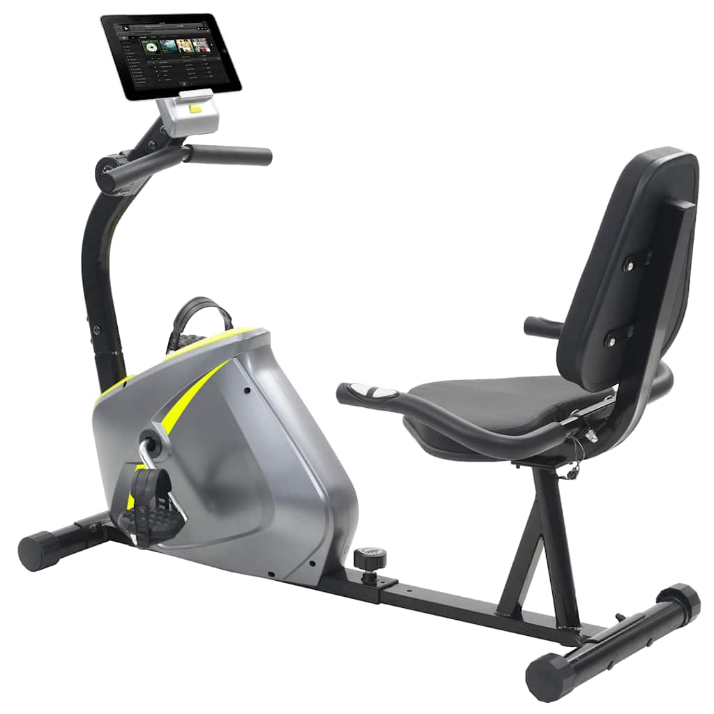 Vidaxl Lying Bike Trening Bike Magnetic med en hjertefrekvensmonitor