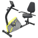 Vidaxl Lying Bike Trening Bike Magnetic med en hjertefrekvensmonitor