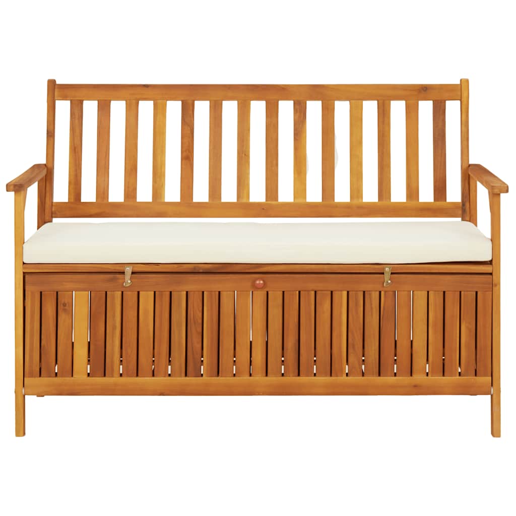 Vidaxl tuinopslagbank 120x63x84 cm massief acaciahout