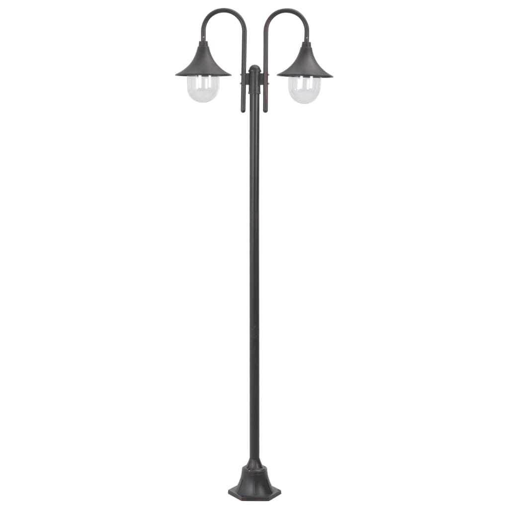 Vidaxl Pale Lighting Garden E27 220 cm Aluminium Bronze 2-delt