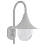 Vidaxl Garden Wall Lamp E27 42 cm Aluminium Hvid